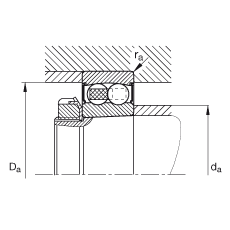 ���{(di��o)�����S�� 2209-K-2RS-TVH-C3, ����(j��) DIN 630 ��(bi��o)��(zh��n)����Ҫ�ߴ�, �F�ף��F�� 1:12���ɂ�(c��)���ܷ�