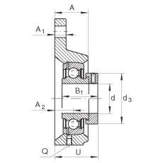 �S������Ԫ PCFTR40, ������(g��)��˨�׵ķ��m���S������Ԫ���T�F��ƫ���iȦ��P���ܷ�